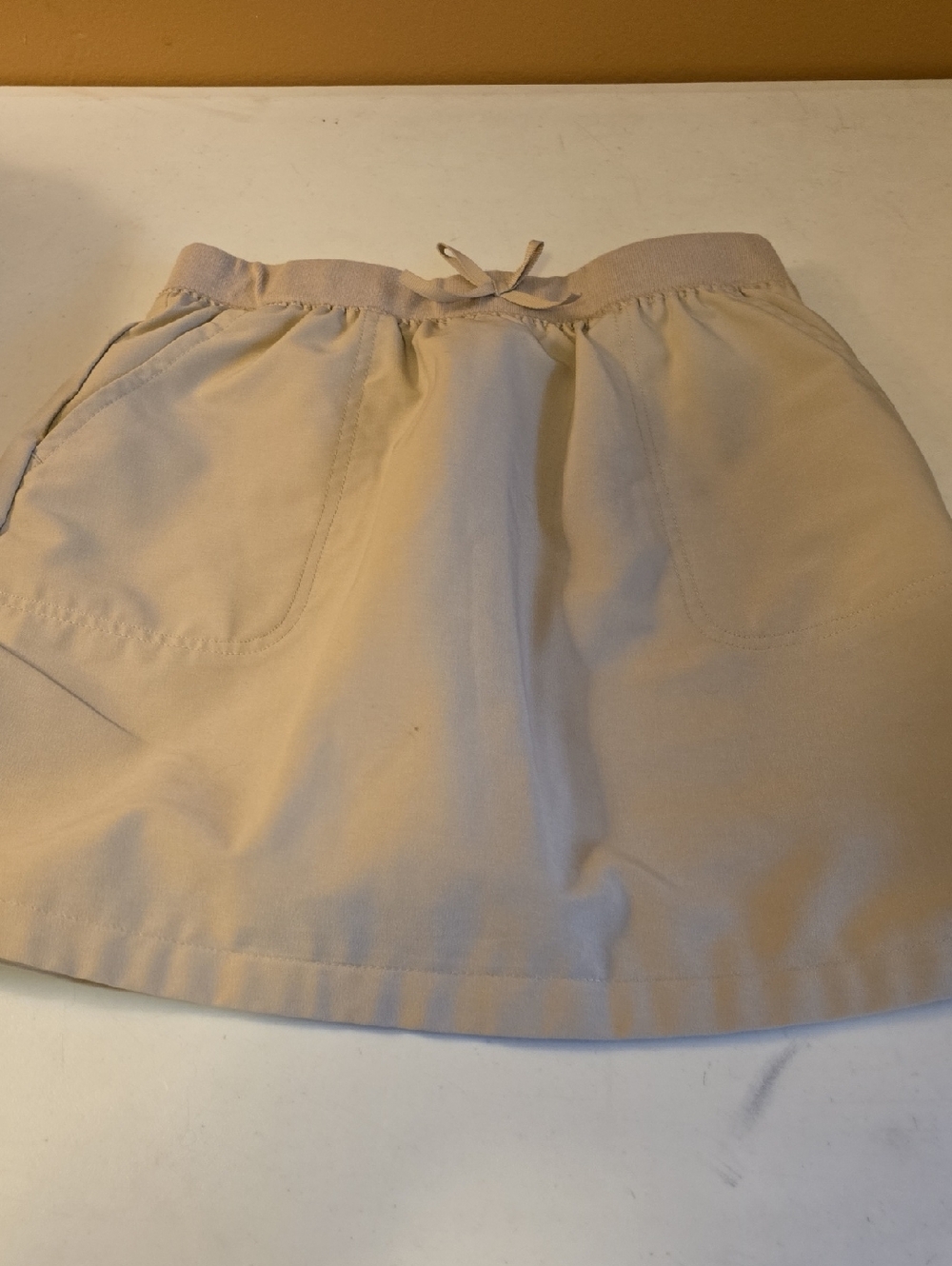 Izod Girls Khaki/Tan Skort with Front Pockets